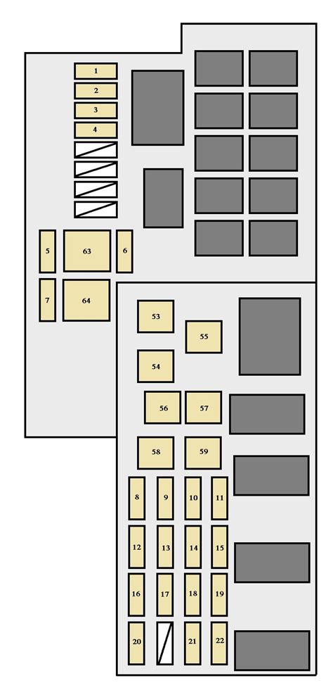 Toyota Camry (2002 – 2003) – fuse box diagram